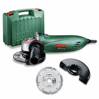Bosch PWS 750-125 (0603164101), угловая шлифмашина + алмазный диск 125 мм